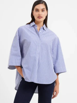 Rhodes Poplin Stripe Popover Shirt<FRENCH CONNECTION Sale
