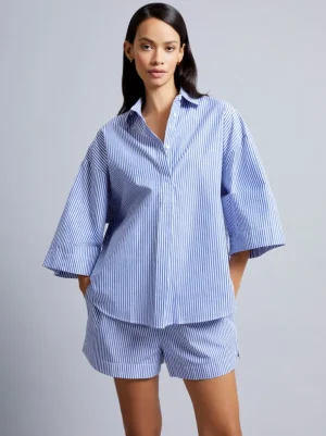 Rhodes Poplin Stripe Shorts<FRENCH CONNECTION Online