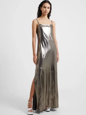 Ronja Liquid Metal Maxi Slip Dress<FRENCH CONNECTION Discount