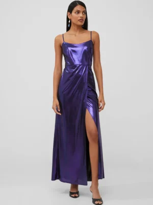 Ronja Liquid Metal Strappy Slip Dress<FRENCH CONNECTION Best