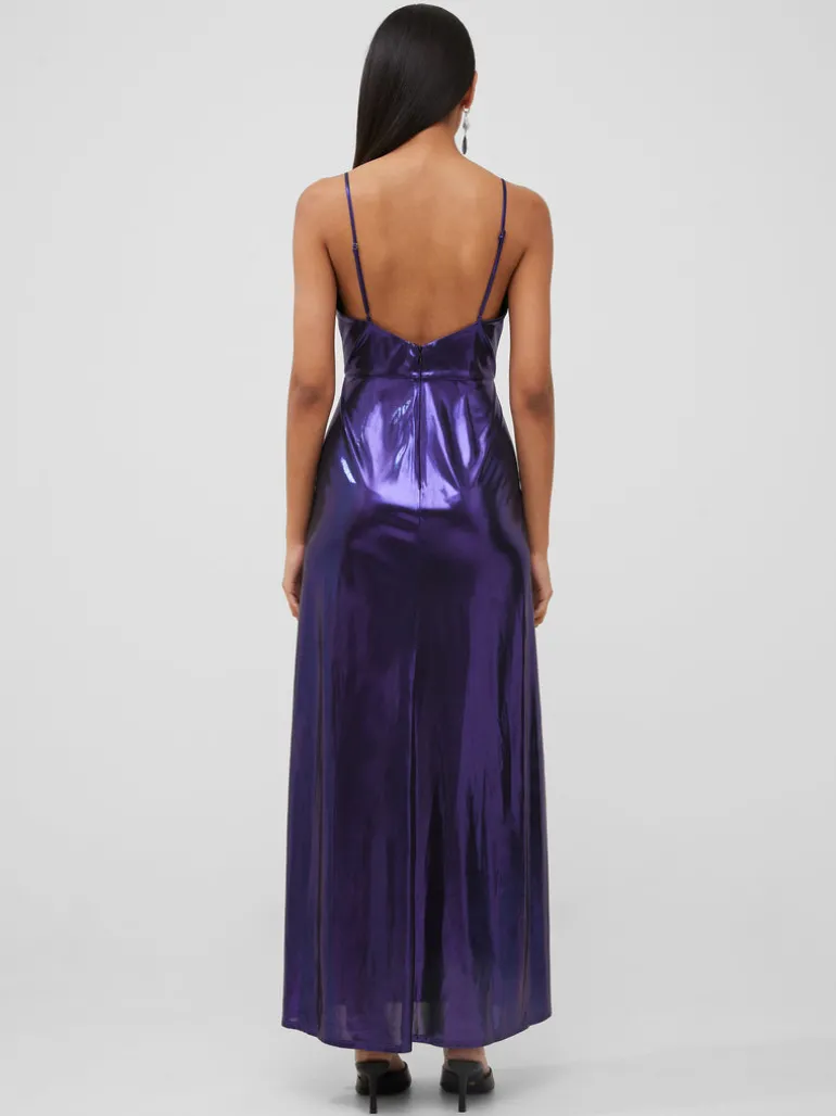 Ronja Liquid Metal Strappy Slip Dress<FRENCH CONNECTION Best
