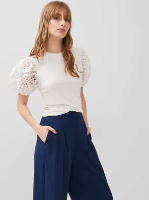 Rosana Agnes Broderie T-Shirt<FRENCH CONNECTION Store