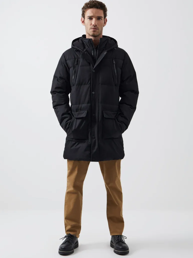 Row Layered Puffer Parka Coat<FRENCH CONNECTION Best