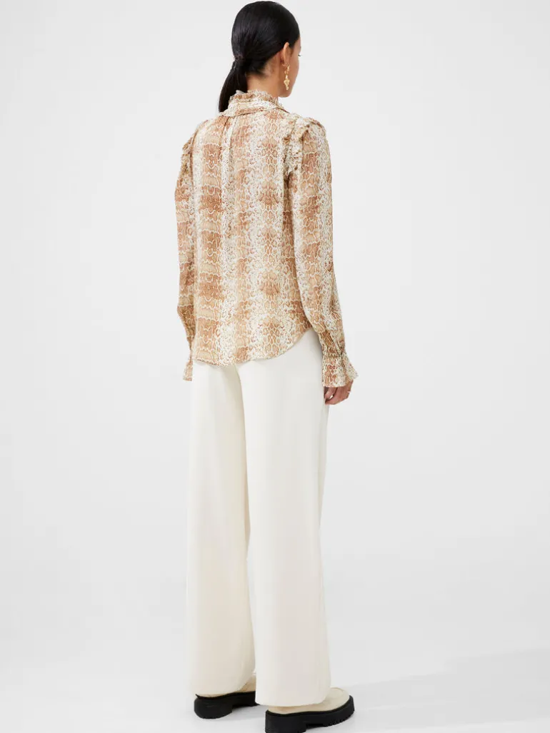 Smooth Georgette Ruffle Shirt<FRENCH CONNECTION Outlet