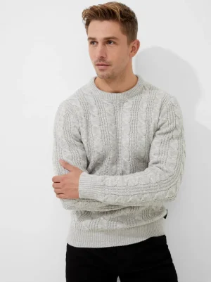 Soft Cable Knit Crew Neck Jumper<FRENCH CONNECTION Hot