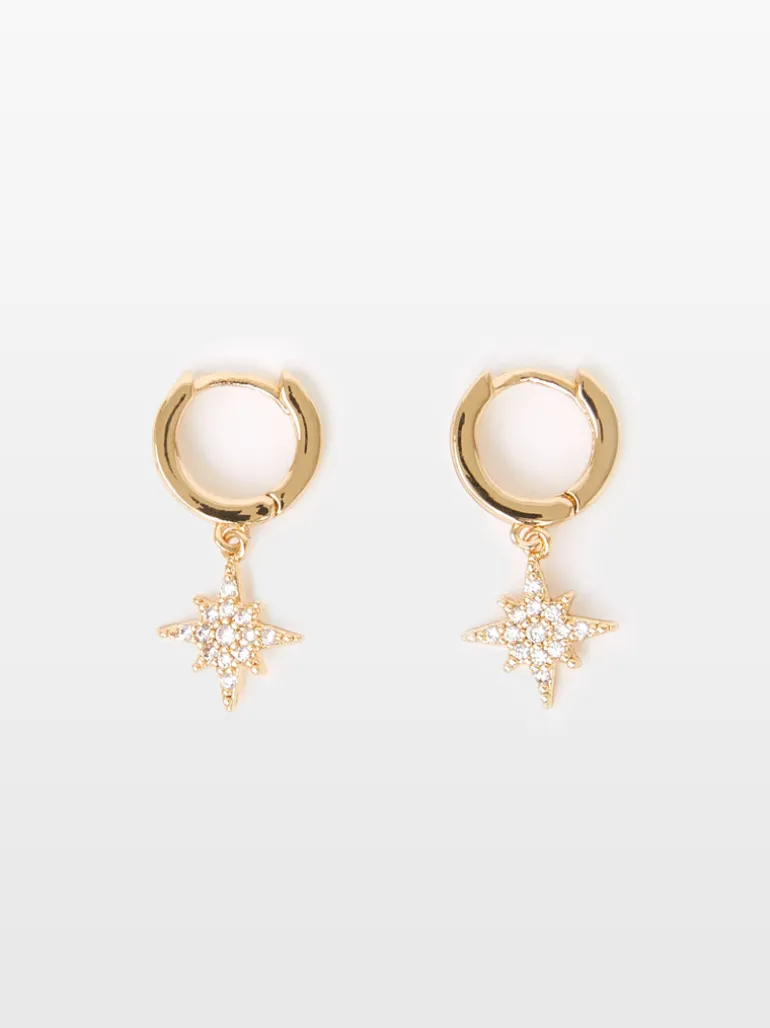 Star Huggie Hoop Earrings<FRENCH CONNECTION Online