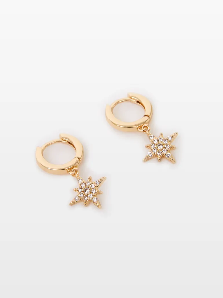 Star Huggie Hoop Earrings<FRENCH CONNECTION Online