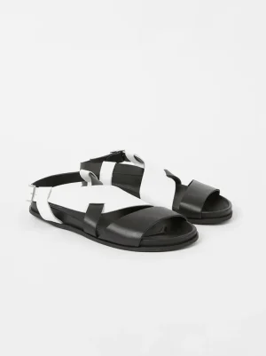 S+W x Branca Asymmetric Footbed Sandals<FRENCH CONNECTION Sale