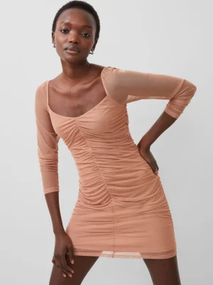 Toni Mesh Rouched Mini Dress<FRENCH CONNECTION Sale