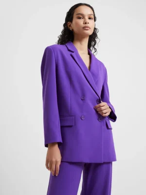 Whisper Double Breasted Blazer<FRENCH CONNECTION Hot